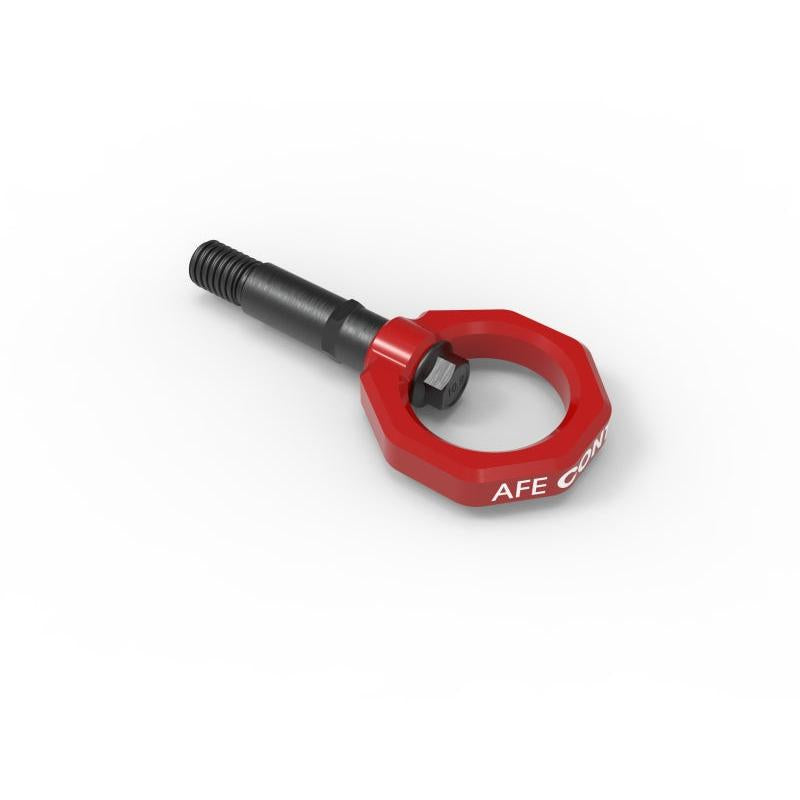aFe Control Rear Tow Hook Red 20-21 Toyota GR Supra (A90)-SR1 Performance