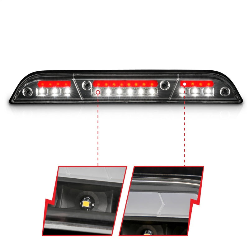 ANZO 15-20 Ford F-250 - F-550 LED Third Brake Light - Black Housing/Clear Lens-SR1 Performance