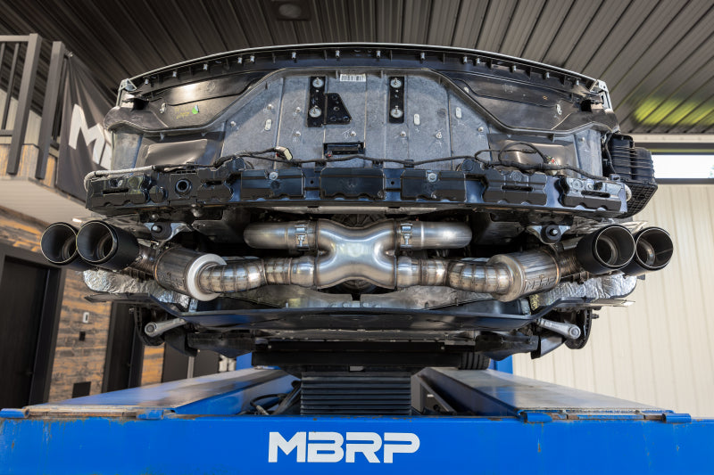 MBRP 20-24 Chevrolet Corvette C8 3in Active Cat Back Quad Split Rear Exit Exhaust w/ AFM Sims-SR1 Performance