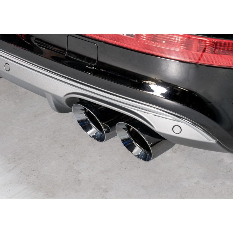 AWE Tuning Audi 8R SQ5 Touring Edition Exhaust - Quad Outlet Diamond Black Tips-SR1 Performance