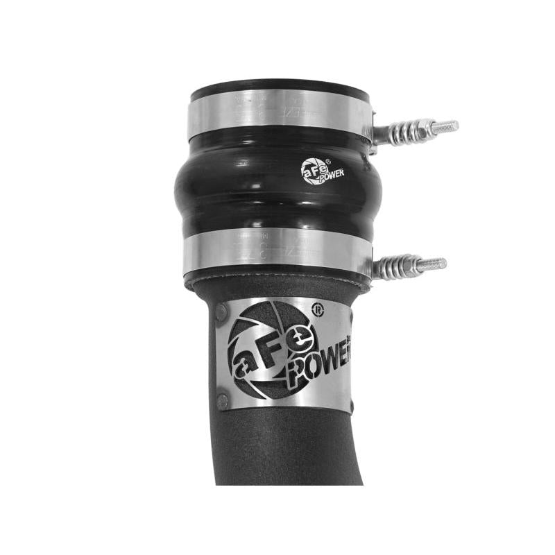 aFe BladeRunner 3in Black Intercooler Tube Cold Side w/ Couplings & Clamps 13-14 Dodge RAM 6.7L (td)-SR1 Performance