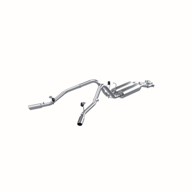MBRP 2003-2007 Chev/GMC 2500 HD 6.0L CC-SB Cat Back Dual Split Side-SR1 Performance