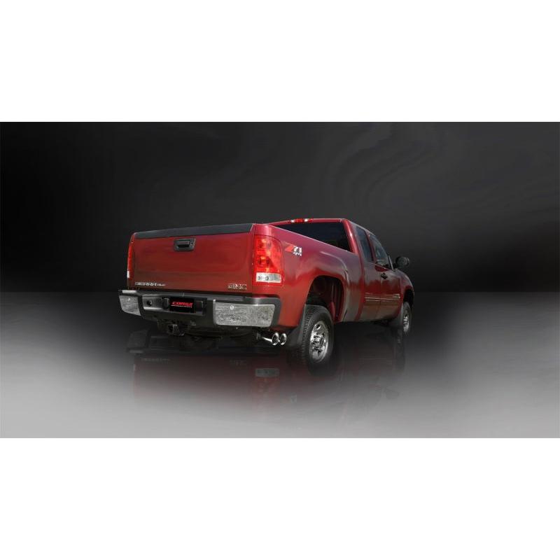 Corsa 2011-2013 Chevrolet Silverado Ext. Cab/Std. Bed 2500 6.0L V8 Polished Sport Cat-Back Exhaust-SR1 Performance