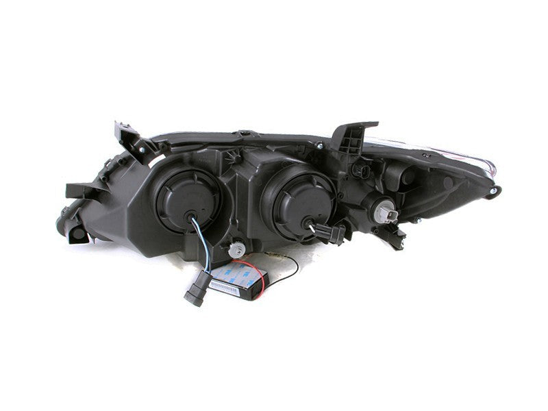 ANZO 2010-2011 Toyota Camry Projector Headlights w/ Halo Black (CCFL)-SR1 Performance