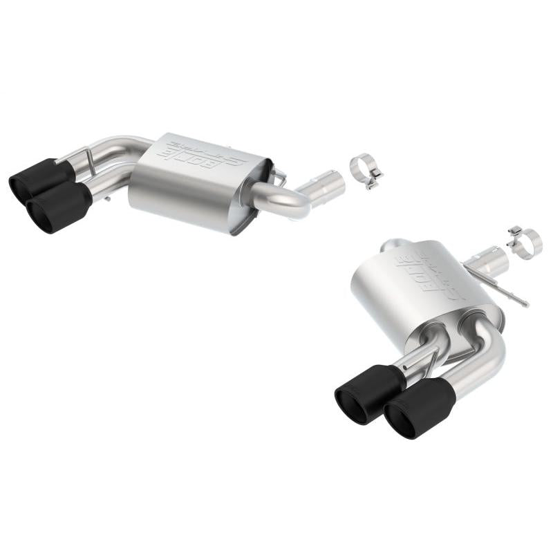 Borla 2016-2017 Chevrolet Camaro SS AT/MT S-Type Rear Section Exhaust w/o Dual Mode Ceramic Black-SR1 Performance