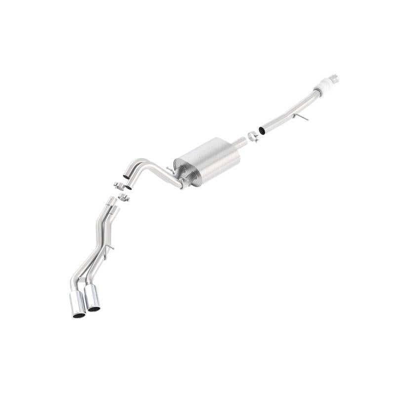 Borla Touring Cat Back 15-16 Chevy Suburban 5.3L V8 2.75in, 2.25in Dual Same Side Exit 4in Tips-SR1 Performance