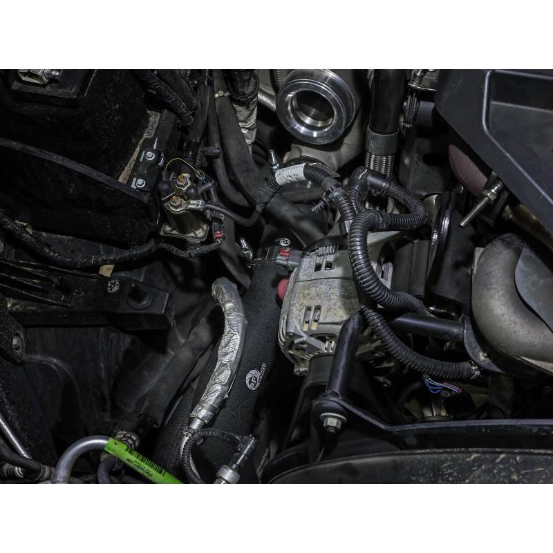 aFe BladeRunner Aluminum Hot and Cold Charge Pipe Kit Black RAM Diesel Trucks 19-23 L6-6.7L (td)-SR1 Performance