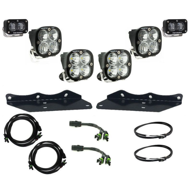 Baja Designs 17-20 Ford F-150 Raptor S2 SAE Pro Fog Pocket Kit - Clear-SR1 Performance