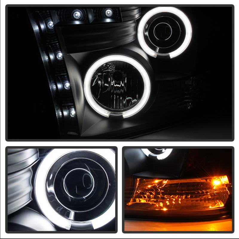 Spyder Dodge Ram 1500 09-14 Projector Headlights Halogen- CCFL Halo LED - Blk PRO-YD-DR09-CCFL-BK-SR1 Performance