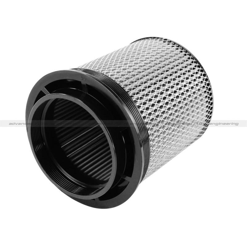 aFe MagnumFLOW Air Filter Pro DRY S 6in Flange x 8 1/8in Base/Top (INV) x 9in H-SR1 Performance