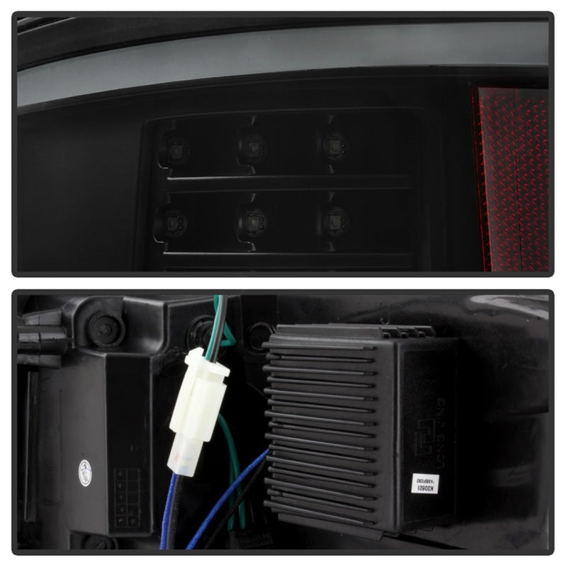 xTune 09-14 Ford F-150 Light Bar LED Tail Lights - Black Smoke (ALT-JH-FF15009-LBLED-BSM)-SR1 Performance