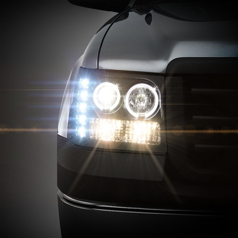Spyder GMC Sierra 1500/GMC Sierra Denali 08-13 Projector LED Halo- LED Blk PRO-YD-GS07-HL-BK-SR1 Performance