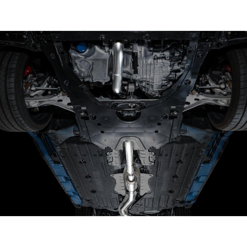 AWE Tuning 2023 Honda Civic Type R FL5 Track Edition Exhaust w/ Triple Diamond Black Tips-SR1 Performance