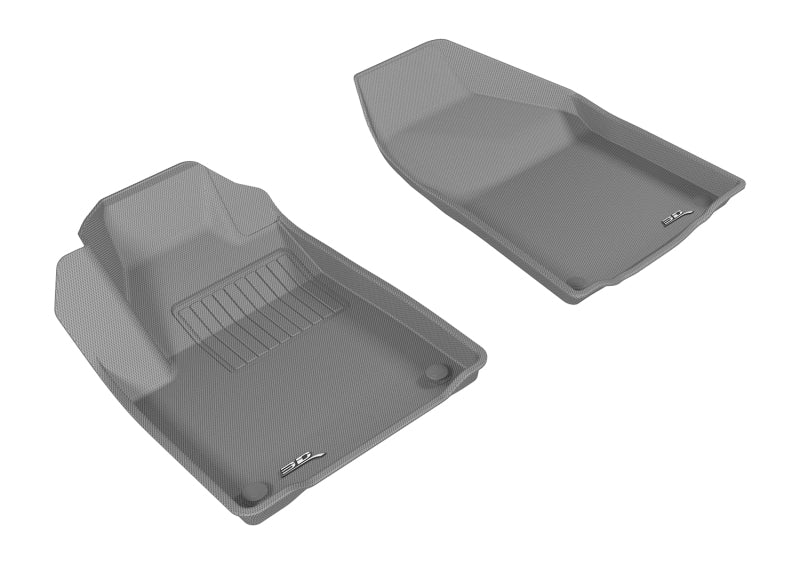 3D MAXpider 2015-2020 Jeep Cherokee Kagu 1st Row Floormat - Gray-SR1 Performance