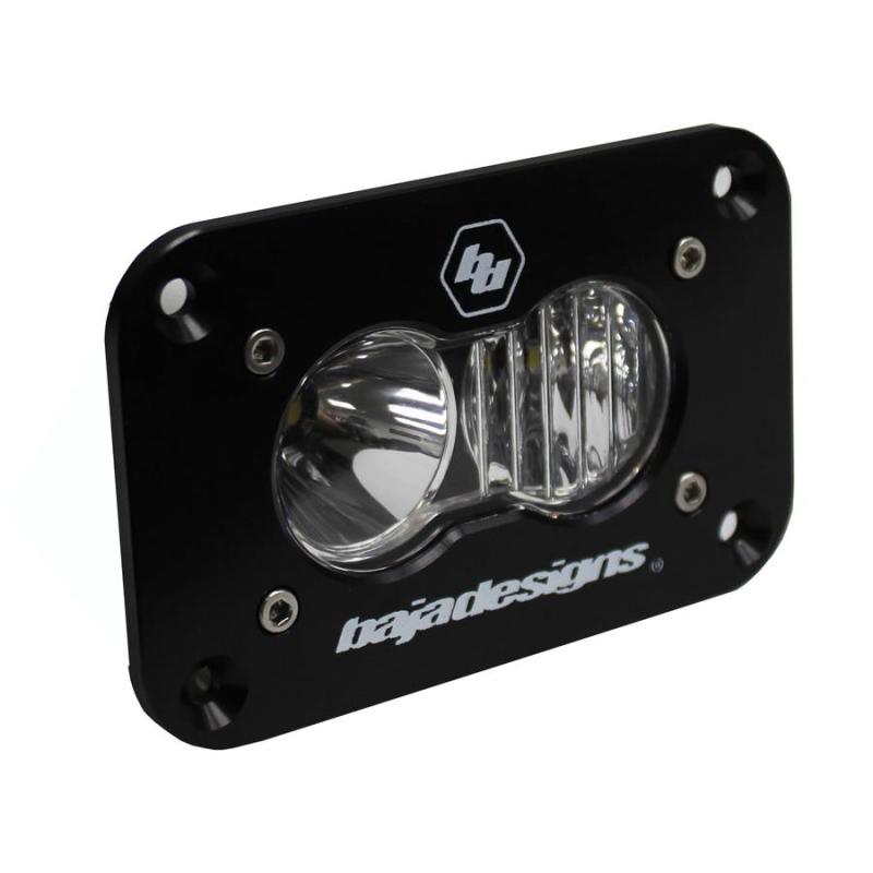 Baja Designs S2 Sport Flush Mount Driving Combo Pattern LED Work Light - Clear-SR1 Performance