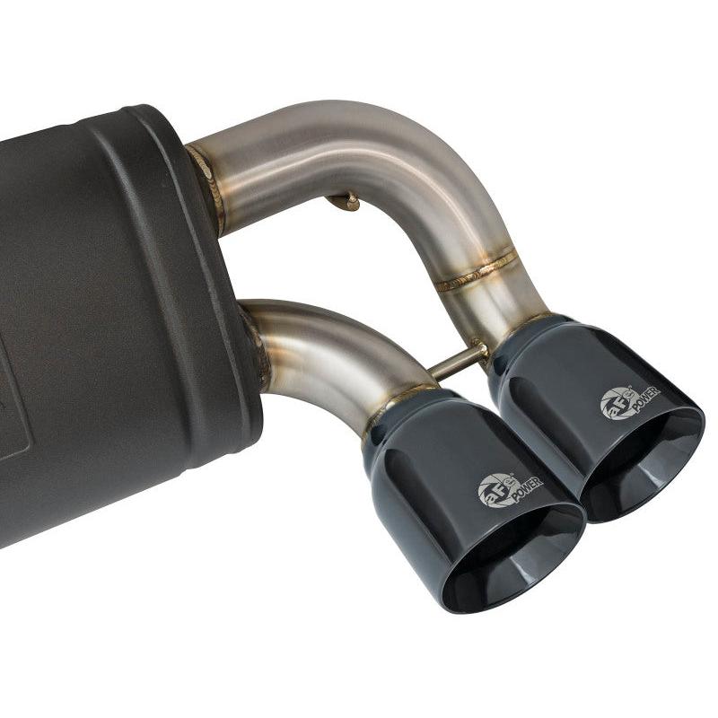 aFe 16-18 BMW M2 L6-3.0L MACH Force-Xp 3in to 2.5in 304 SS Cat-Back Exhaust System-Quad Black Tips-SR1 Performance