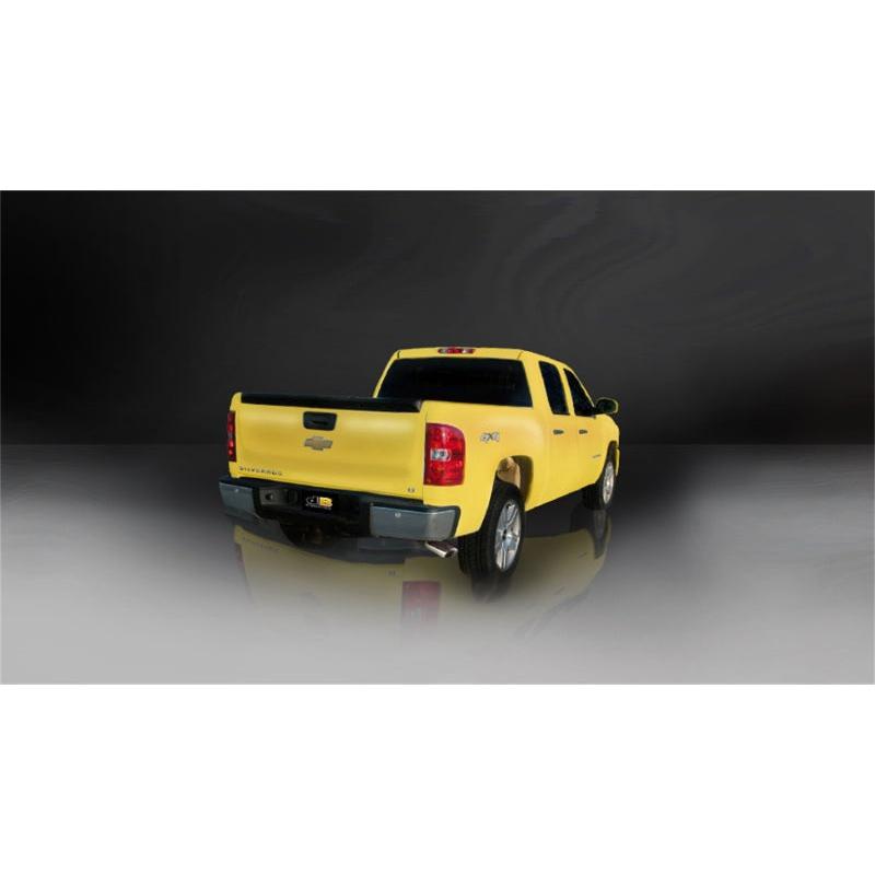 Corsa 2005-2006 Chevrolet Silverado Crew Cab/Short Bed 1500 6.0L V8 Polished Sport Cat-Back Exhaust-SR1 Performance
