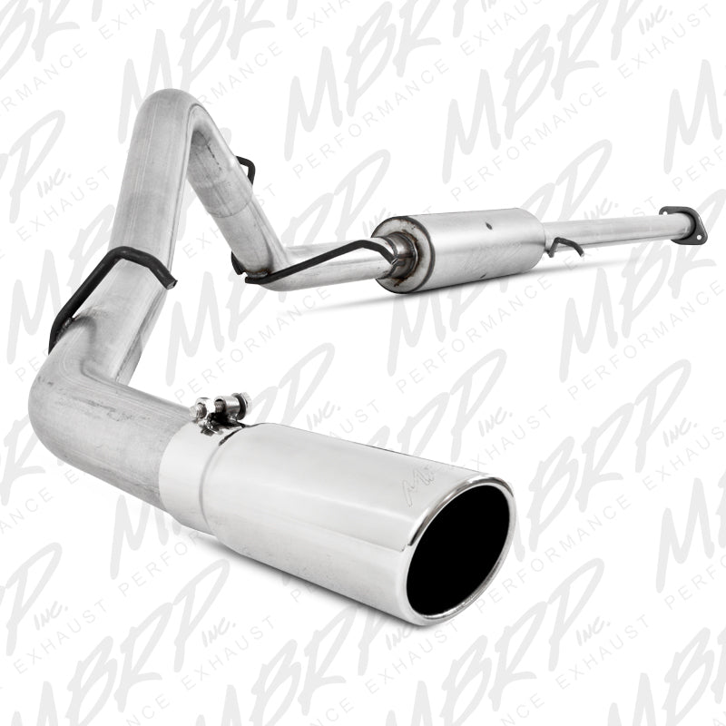 MBRP 2007-2008 Chev/GMC 1500 (Next Gen.) CC EC 66 bed 4.8/5.3L Cat Back Single Side-SR1 Performance