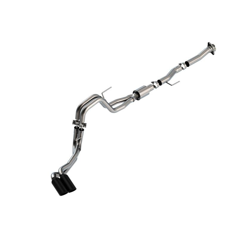 Borla F-150 2021 5.0L 2dr RC SB (122.8 WB) XL/XLT 3/2.25 DSE Cat-Back ATAK Black Chrome Tips-SR1 Performance