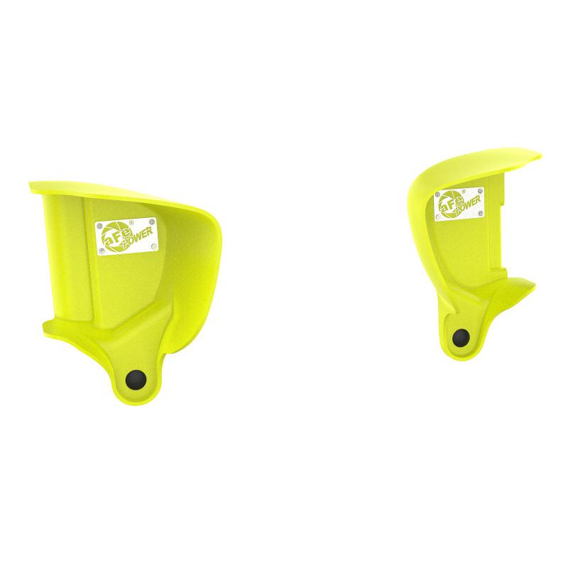 aFe Magnum FORCE Dynamic Air Scoop 15-18 BMW M3/15-20 M4 - Yellow-SR1 Performance