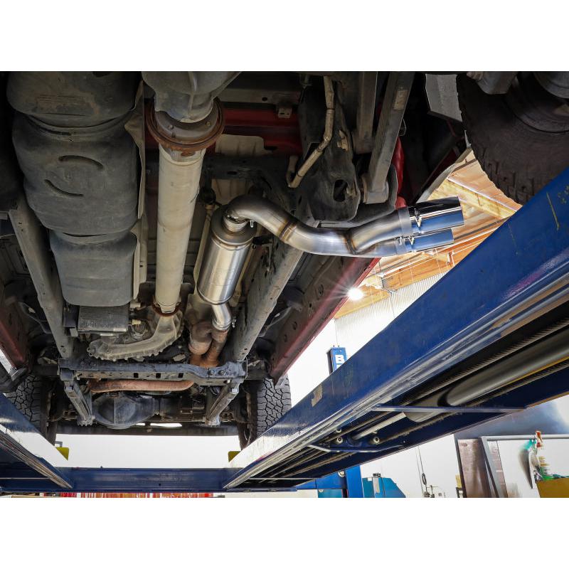aFe POWER Rebel Series 3.5in SS Cat Back Exhaust w/Pol Tips 19-21 RAM V8-6.4L Hemi-SR1 Performance