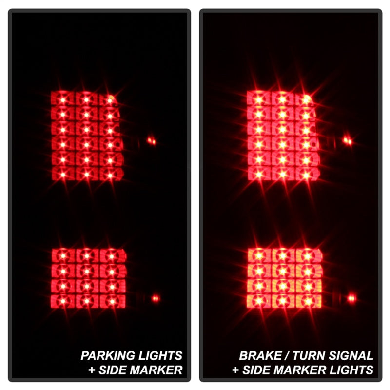 xTune Chevy 1500 14-16 / Silverado 2500HD/3500HD LED Tail Lights - Black Smoked ALT-JH-CS14-LED-BSM-SR1 Performance