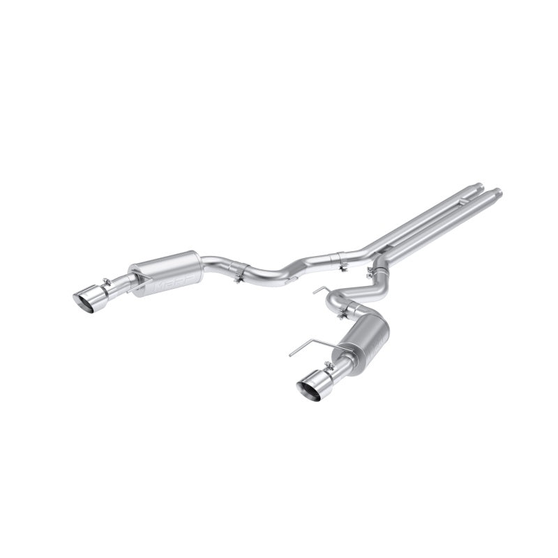 MBRP 2024 Ford Mustang GT S650, 5.0 Aluminized Steel 3in Cat-Back Dual Split Rear (Street)-SR1 Performance