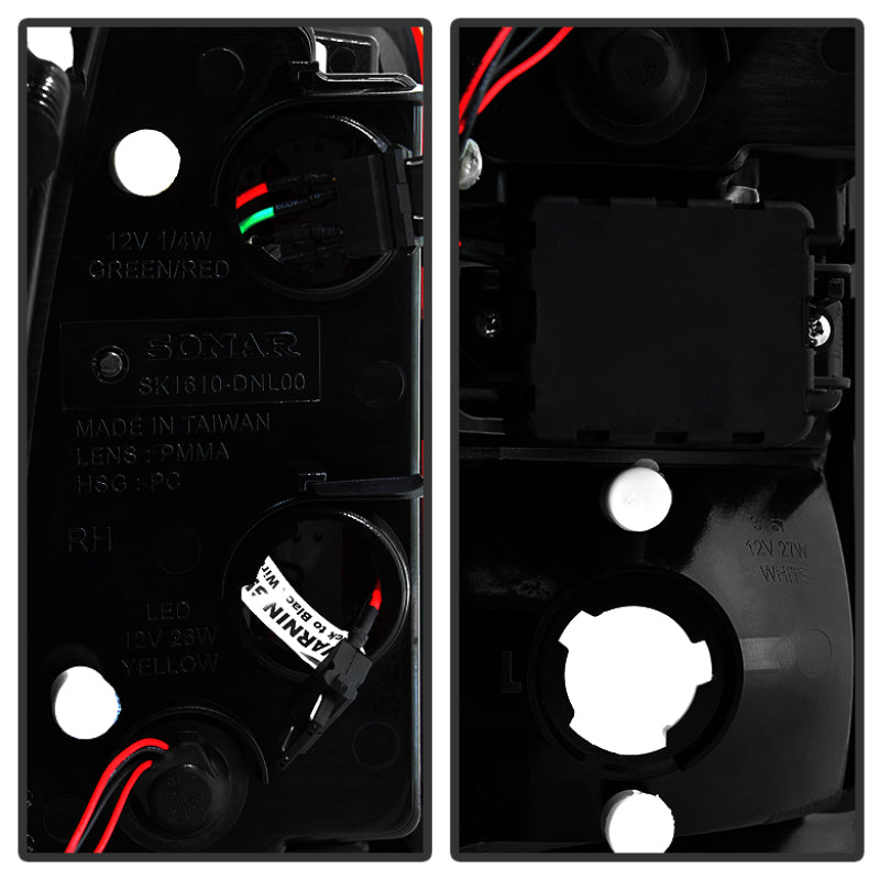 Spyder Chevy Suburban/Tahoe 1500/2500 00-06 LED Tail Lights Red Clear ALT-YD-CD00-LED-RC-SR1 Performance