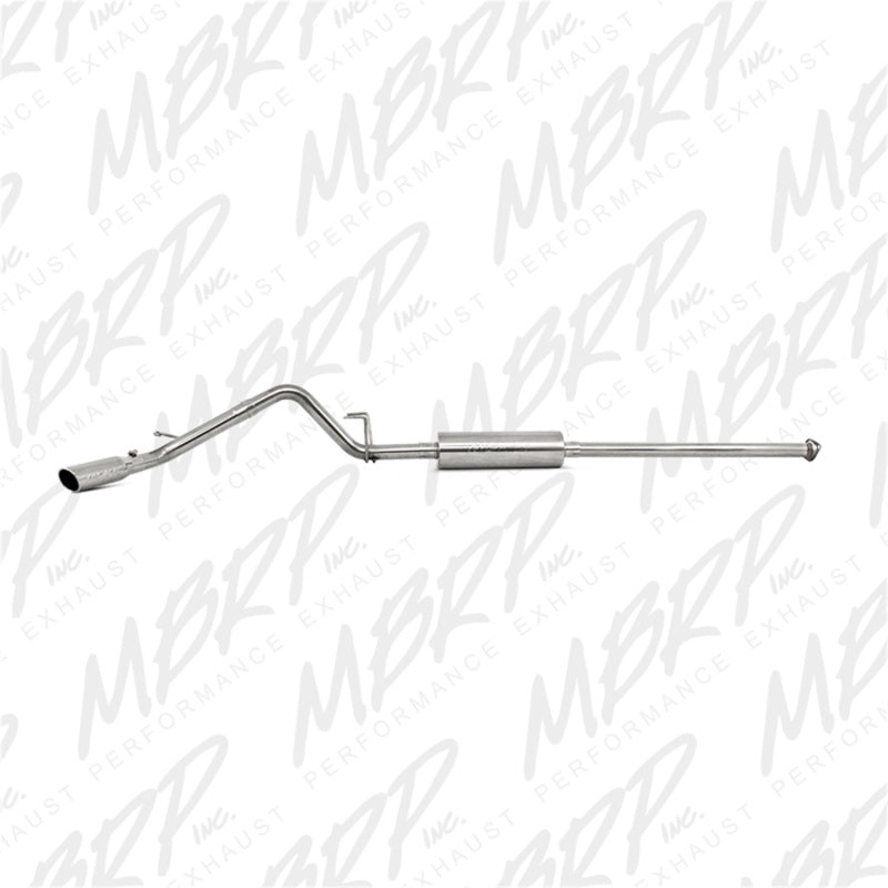 MBRP 05-13 Toyota Tacoma 4.0L EC/CC Cat Back Single Exit Aluminized Exhaust-SR1 Performance