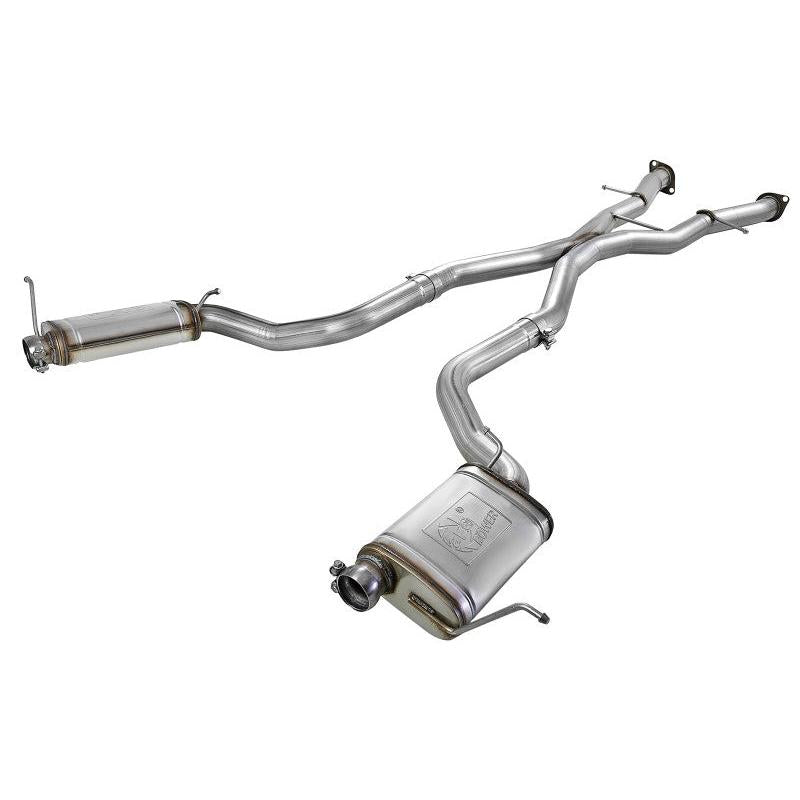 aFe MACHForce XP 12-17 Jeep Grand Cherokee WK2 SRT8 V8-6.4L 304SS Cat-Back Exhaust w/o Resonator-SR1 Performance