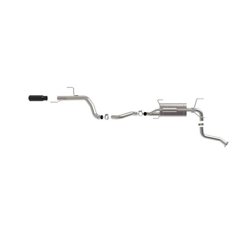 aFe 24-25 Toyota Land Cruiser 2-1/2in to 3in 304 SS Cat-Back Exhaust System w/ Black Tip-SR1 Performance