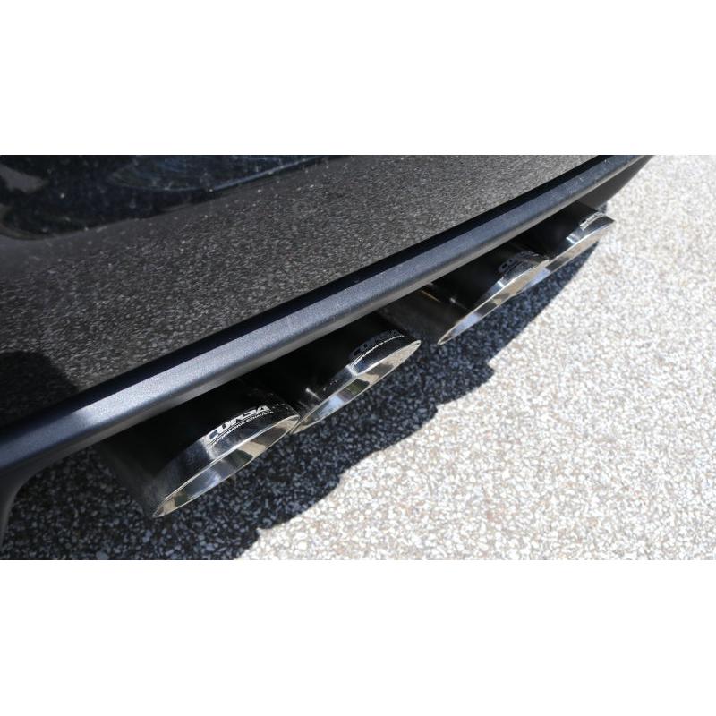 Corsa 2005-2007 Chevrolet Corvette (C6) 6.0L/6.2L Polished Xtreme Axle-Back Exhaust w/4.5in Tips-SR1 Performance
