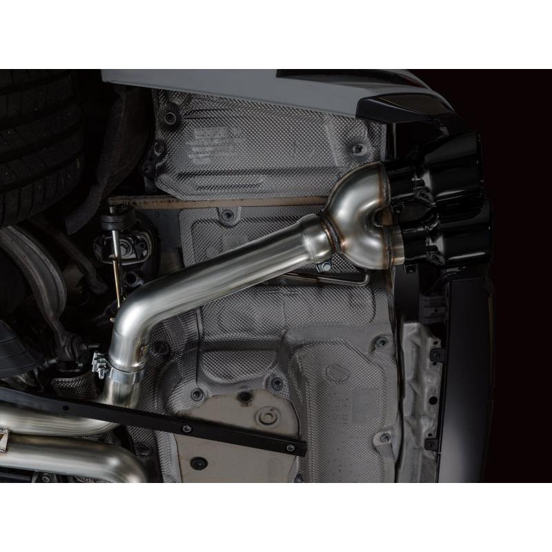 AWE Tuning 19-23 Audi C8 S6/S7 2.9T V6 AWD Track Edition Exhaust - Diamond Black Tips-SR1 Performance