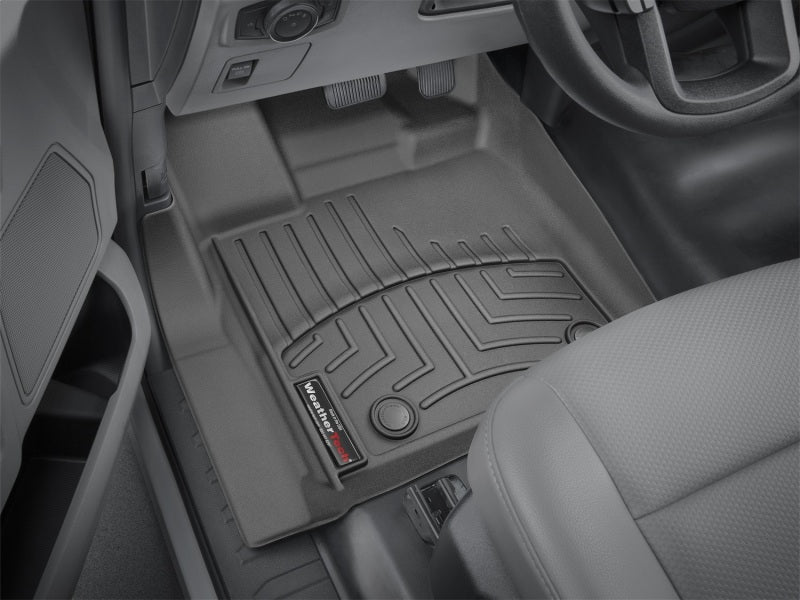 WeatherTech FloorLiner DigitalFit for Ford F-150 2016+ Regular Cab with Vinyl Floors, Front, Black – Part #449521V