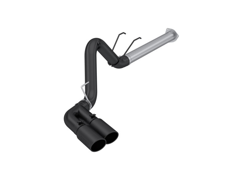MBRP 17-24 Ford F250/350/450 6.4 L Filter Back Single Side Dual Exit Exhaust System BLK.-SR1 Performance
