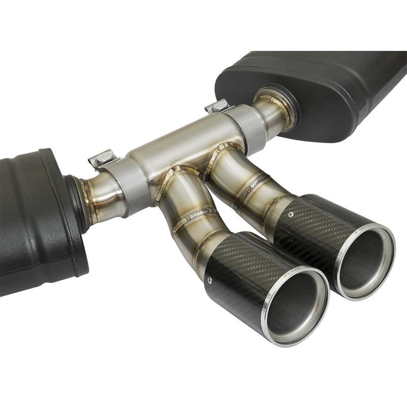 aFe MACHForce-Xp 2in 304 SS Cat-Back Exhaust w/Carbon Fiber Tips 13-16 Porsche Boxster 2.7L/3.4L-SR1 Performance