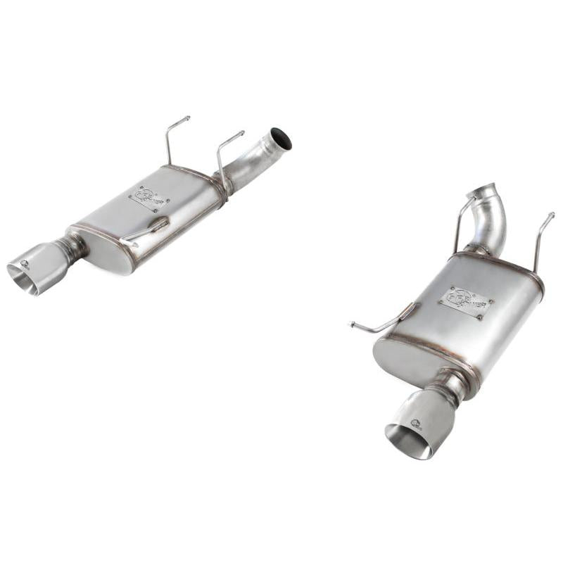 aFe MACHForce XP Exhaust 11-14 Ford Mustang GT V8-5.0L 3in. SS Axle-Back w/Polished Tips-SR1 Performance