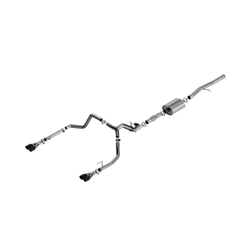 Borla 2024 Chevy Silverado 1500 6.2L V8 ATAK Catback Exhaust w/ Simulator - Black Chrome-SR1 Performance