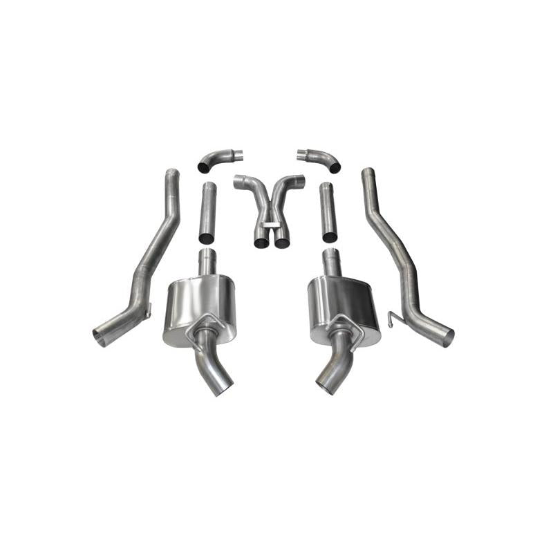 Corsa 2011-2013 Chevrolet Camaro SS 6.2L V8 Manual Xtreme 3in Cat-Back (No Tips Uses Factory Bezels)-SR1 Performance