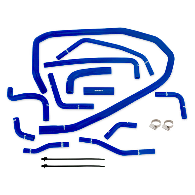 Mishimoto 2015 Subaru WRX Blue Silicone Radiator Coolant Ancillary Hoses Kit-SR1 Performance