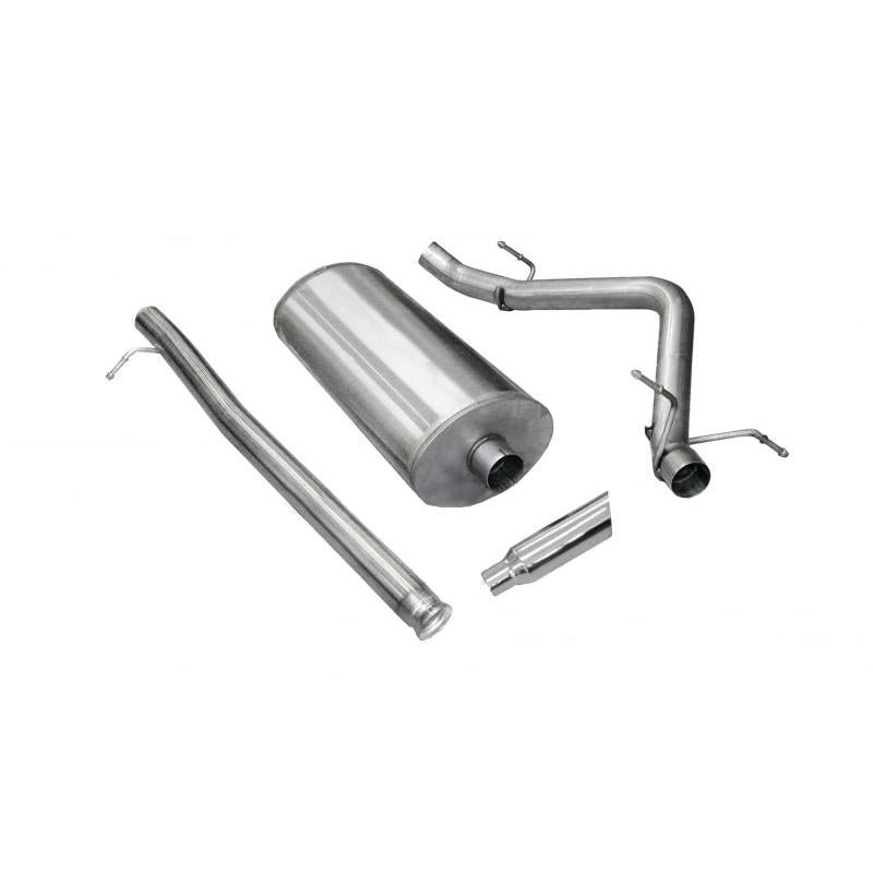 Corsa 2009-2013 Chevrolet Silverado Reg. Cab/Long Bed 1500 4.8L V8 Polished Sport Cat-Back Exhaust-SR1 Performance