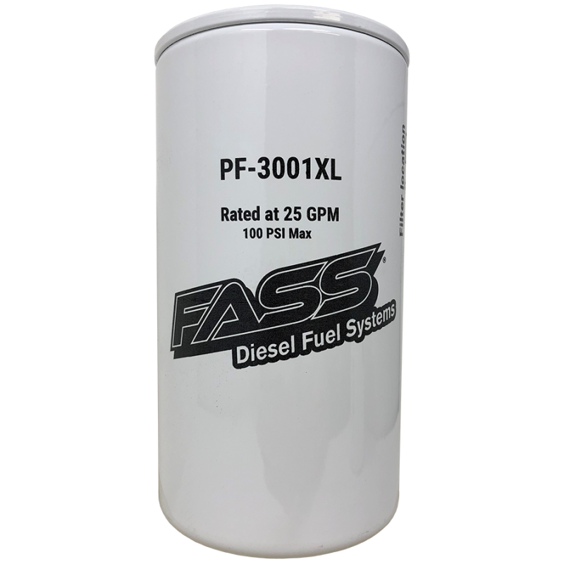 FASS Titanium Series Extended Length Particulate Filter PF-3001XL-SR1 Performance
