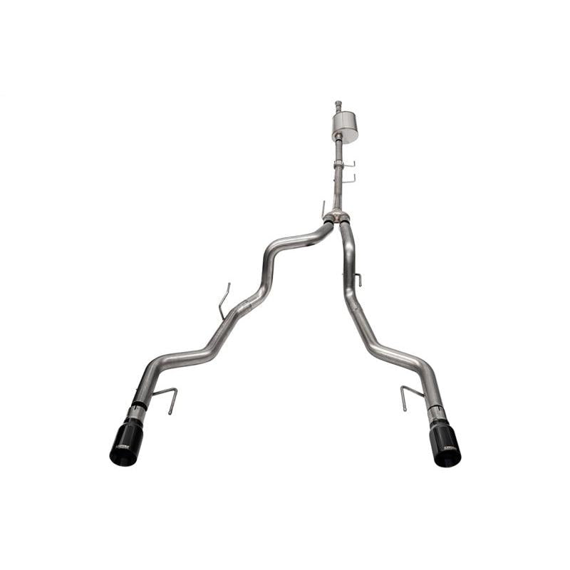 Corsa 2021-2024 2023 Ford F-150 SuperCrew/5.5ft Bed 3.5L V6 Sport Cat-Back Dual Rear Exit-Black PVD-SR1 Performance