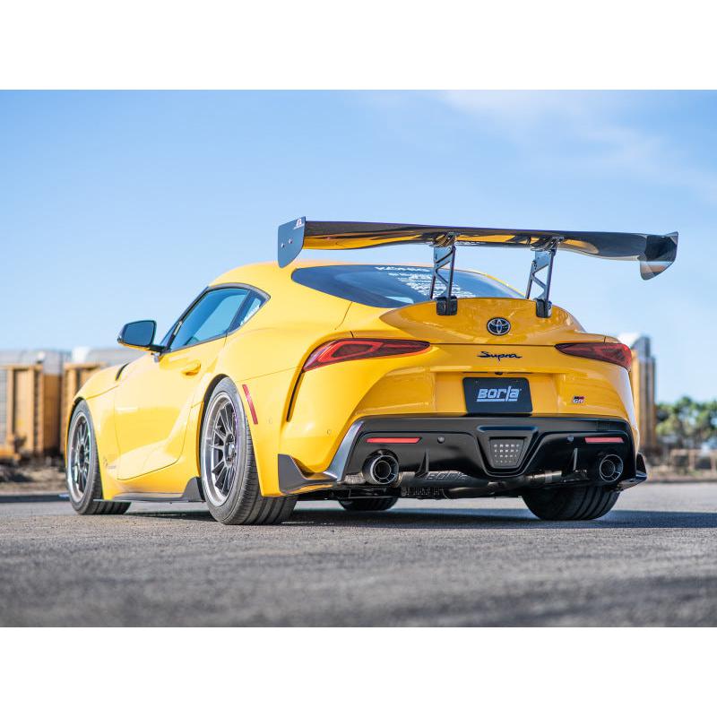 Borla 2020 Toyota Supra GR 3.0L I6 3in ATAK Catback Exhaust - Carbon Fiber Tips-SR1 Performance