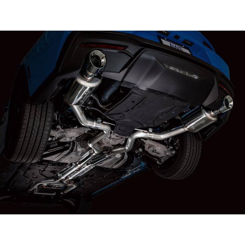 AWE 2024 Ford Mustang GT Fastback S650 RWD Touring Catback Exhaust w/ Dual Chrome Silver Tips-SR1 Performance