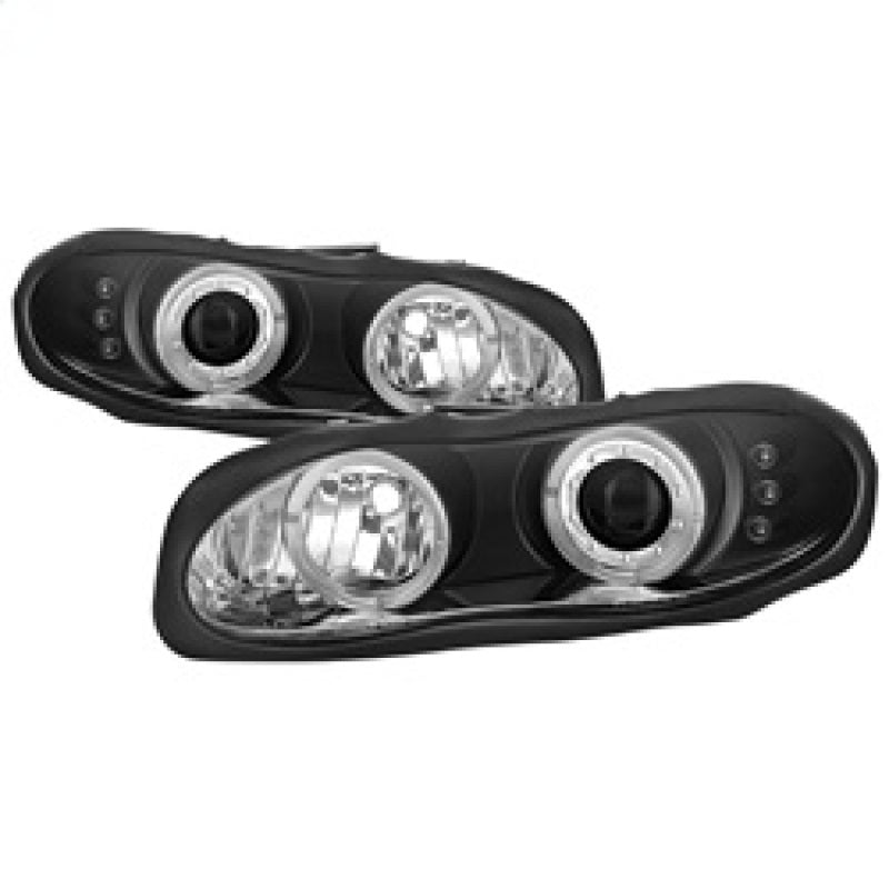 Spyder Chevy Camaro 98-02 Projector Headlights LED Halo LED Blk - Low H1 PRO-YD-CCAM98-HL-BK-SR1 Performance
