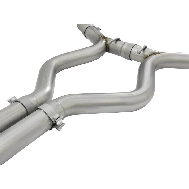 aFe MACHForce XP 3in 304 SS Loud Tone Cat-Back w/ Black Tips 15-17 Ford Mustang V6-3.7L/V8-5.0L-SR1 Performance
