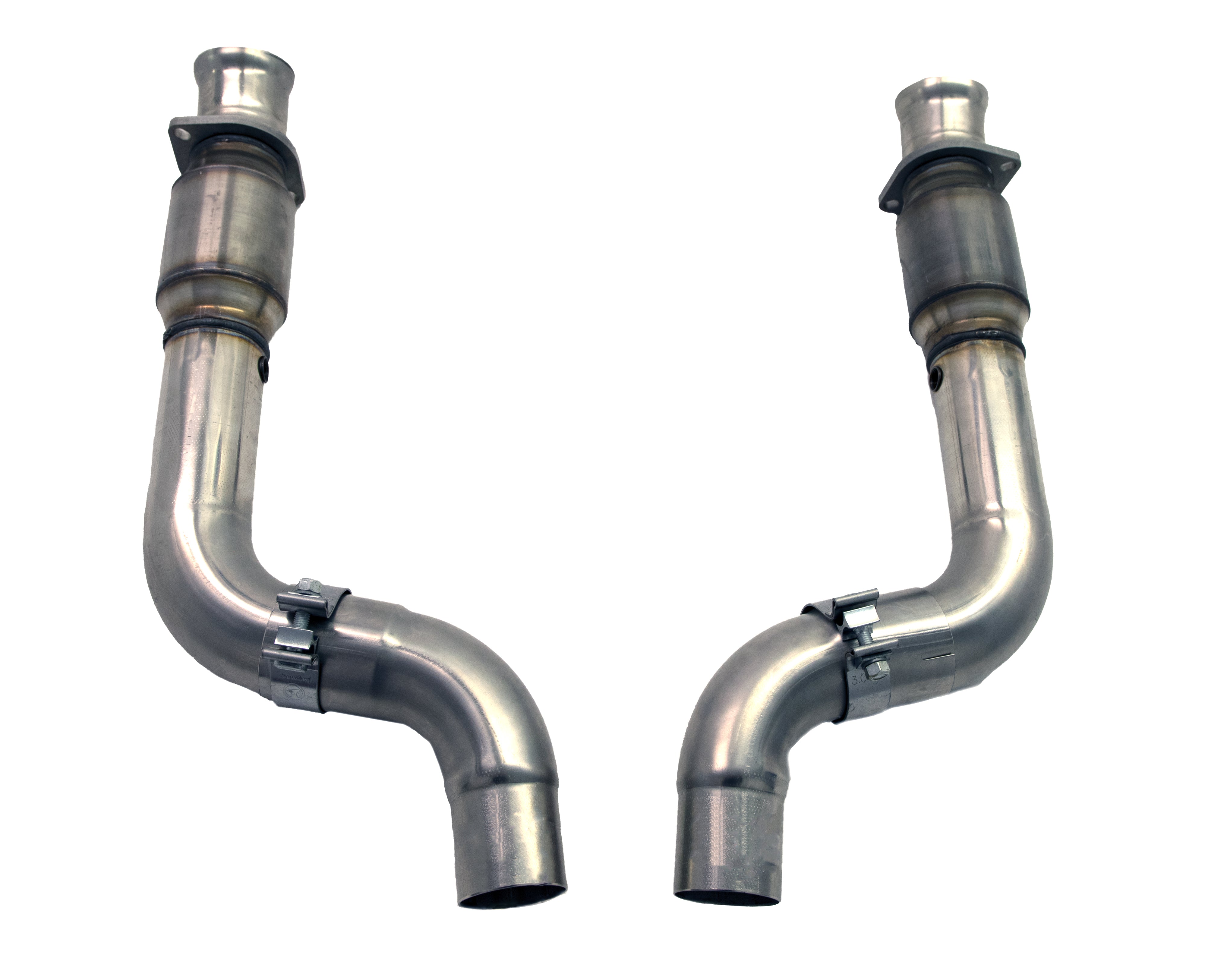 2" x 3" Headers & H.O. GREEN Catted Connection Kit - 2020 Mustang GT500 5.2L