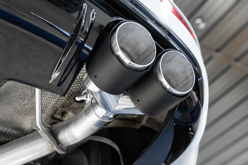 MBRP 14-17 Audi SQ5 3.0T Dual Rear Exit Axle Back w/ Quad Carbon Fiber Tips - T304-SR1 Performance