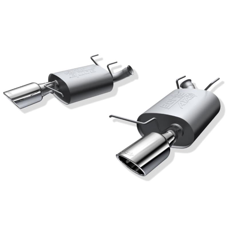 Borla 11-14 Ford Mustang 3.7L 6cyl Aggressive ATAK Exhaust (rear section only)-SR1 Performance